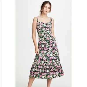 WAYF Eloise Bustier MIDI Dress Size Small